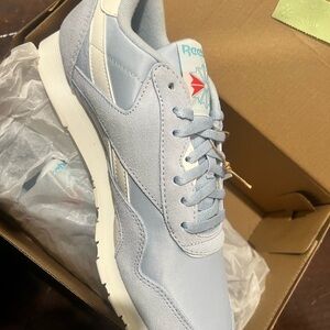 Reebok Classic Nylon Running Shoes - Navy and Red